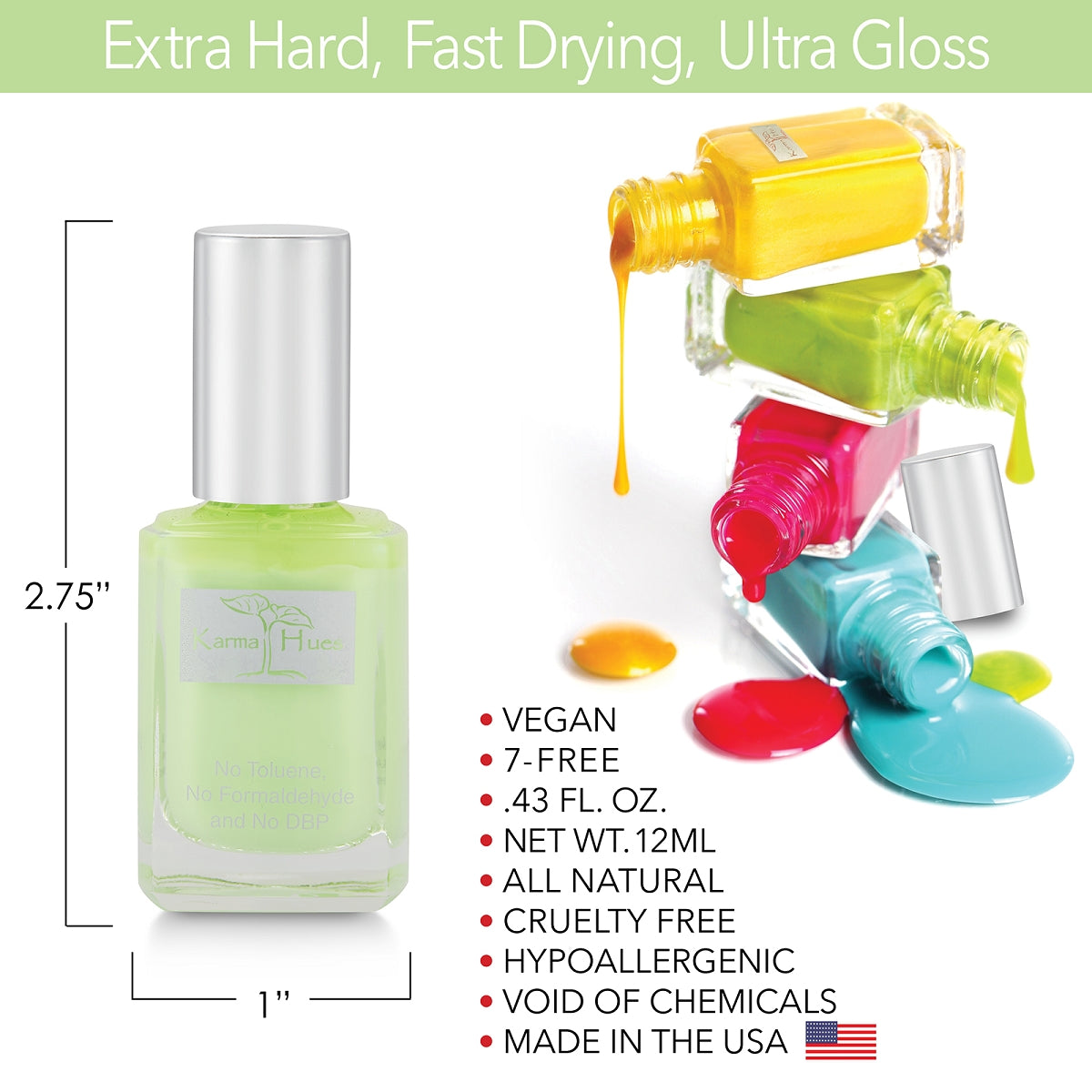 Germania - Nail Polish; Non-Toxic, Vegan, and Cruelty-Free (