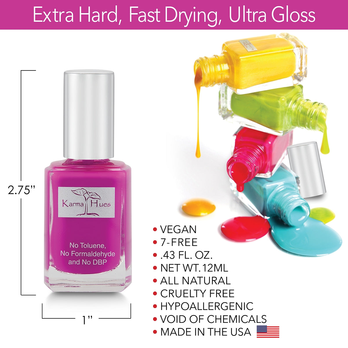 Veronica - Nail Polish; Non-Toxic, Vegan, and Cruelty-Free (