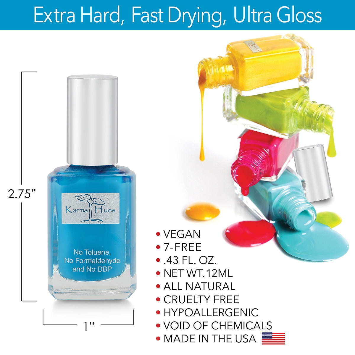 Summer Day - Nail Polish; Non-Toxic, Vegan, and Cruelty-Free (