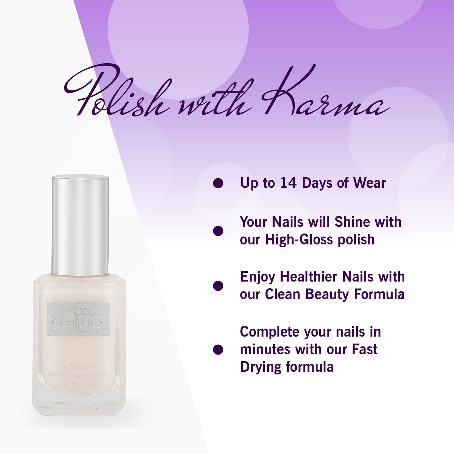 Karma Naturals Nail Polish - Heavenly Haze