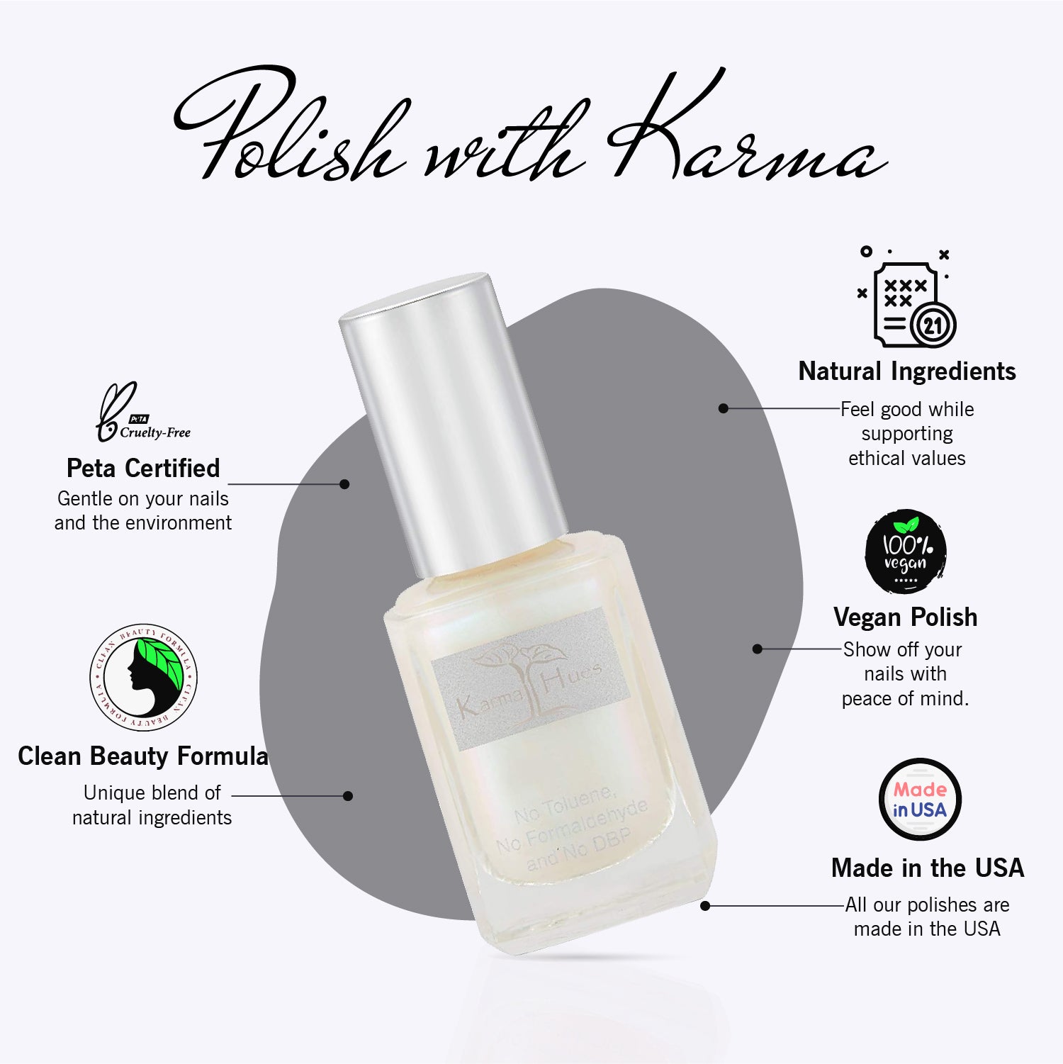 Karma Naturals Nail Polish - Iridescence