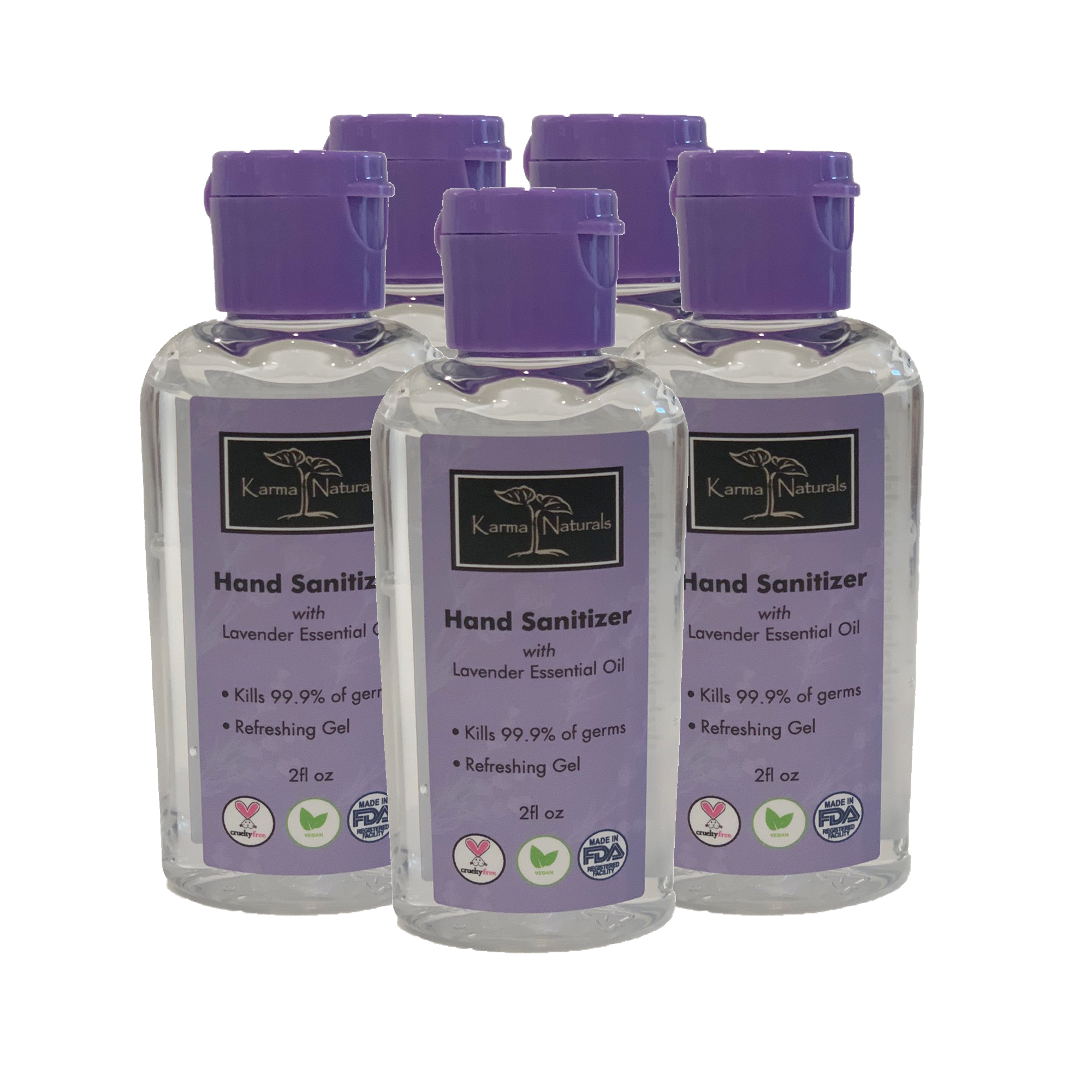 Karma Naturals Hand Sanitizer - Pack of 5