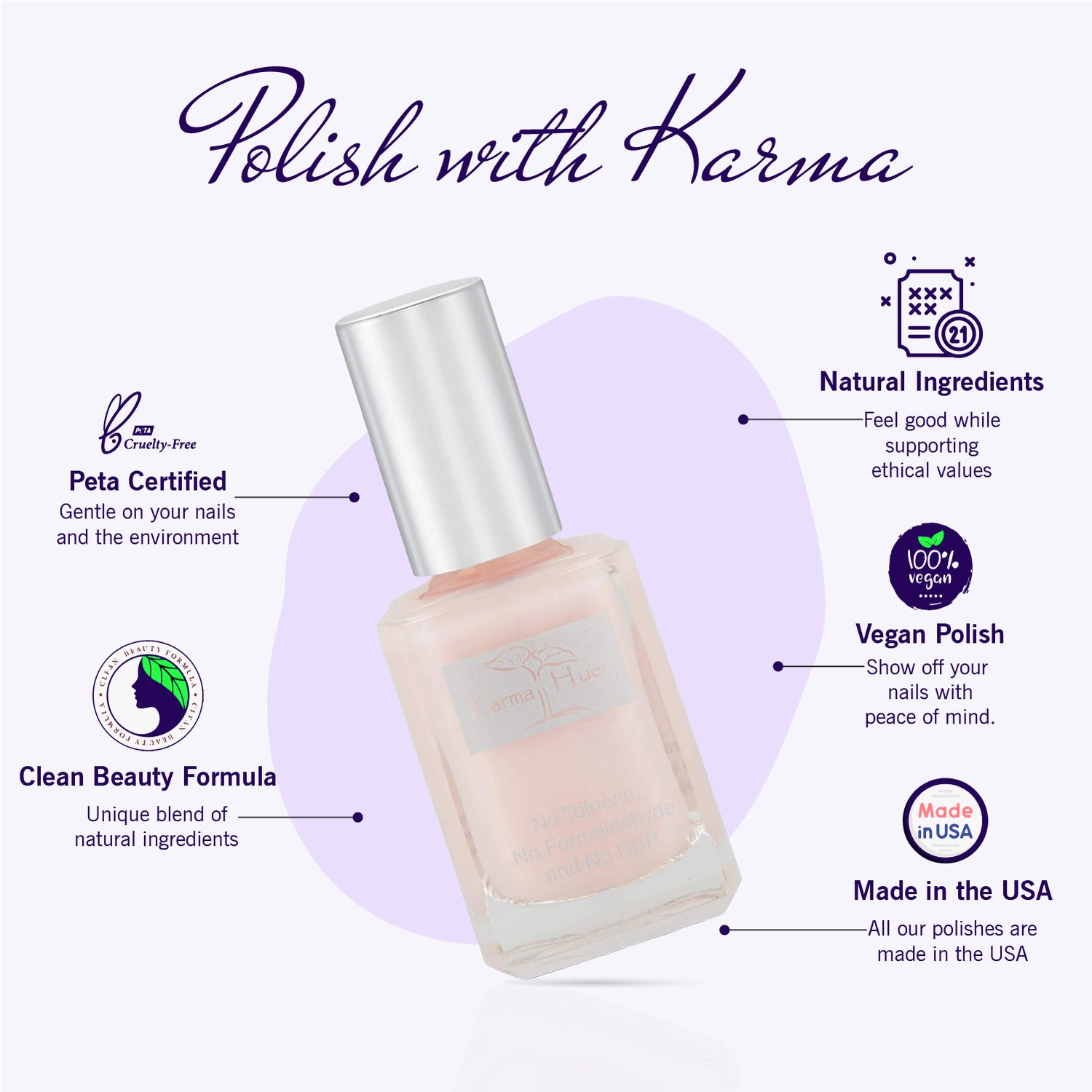 Karma Naturals Nail Polish - May Blossoms