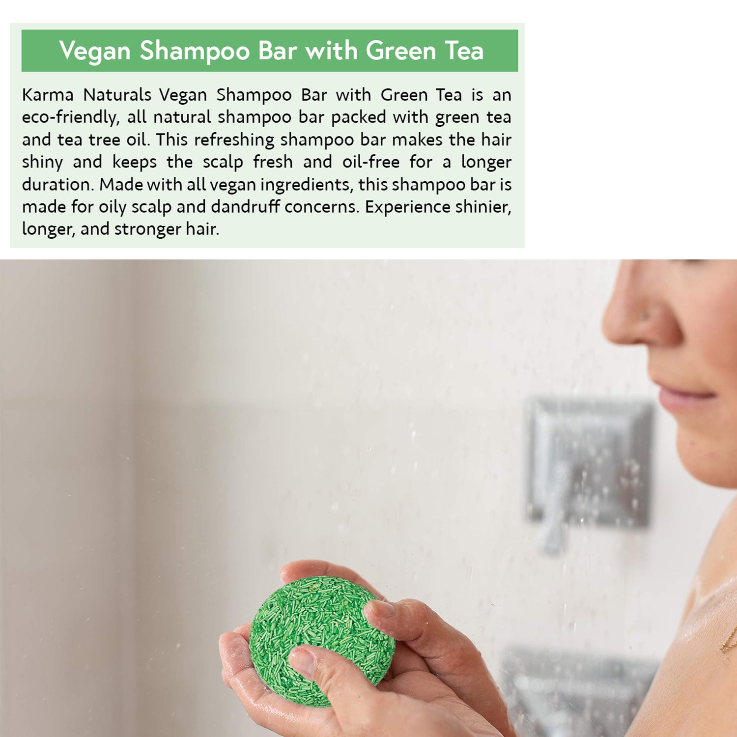 Karma Naturals Shampoo Bar with Green Tea