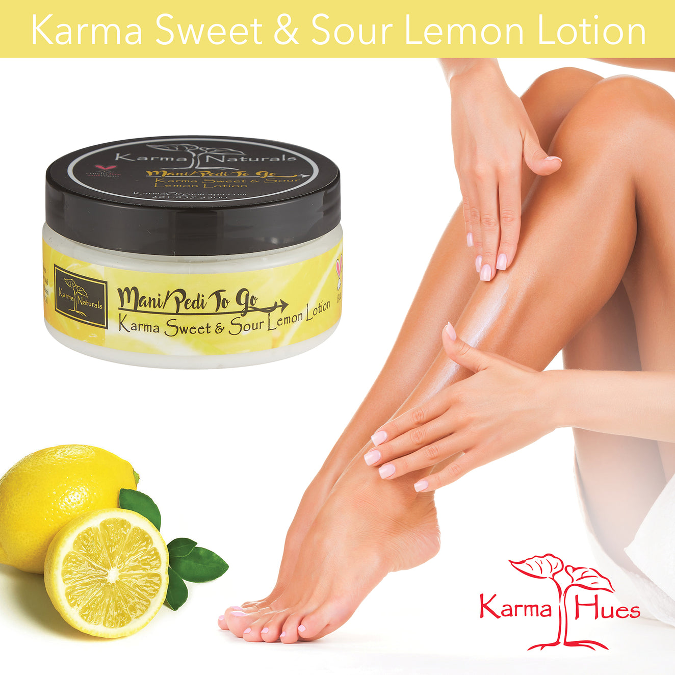 Karma Naturals Sweet and Sour Lemon Lotion