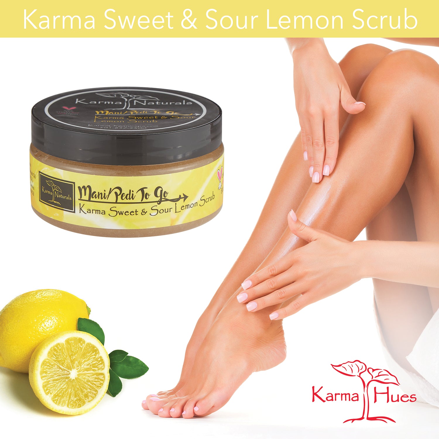 Karma Naturals Sweet and Sour Lemon Scrub