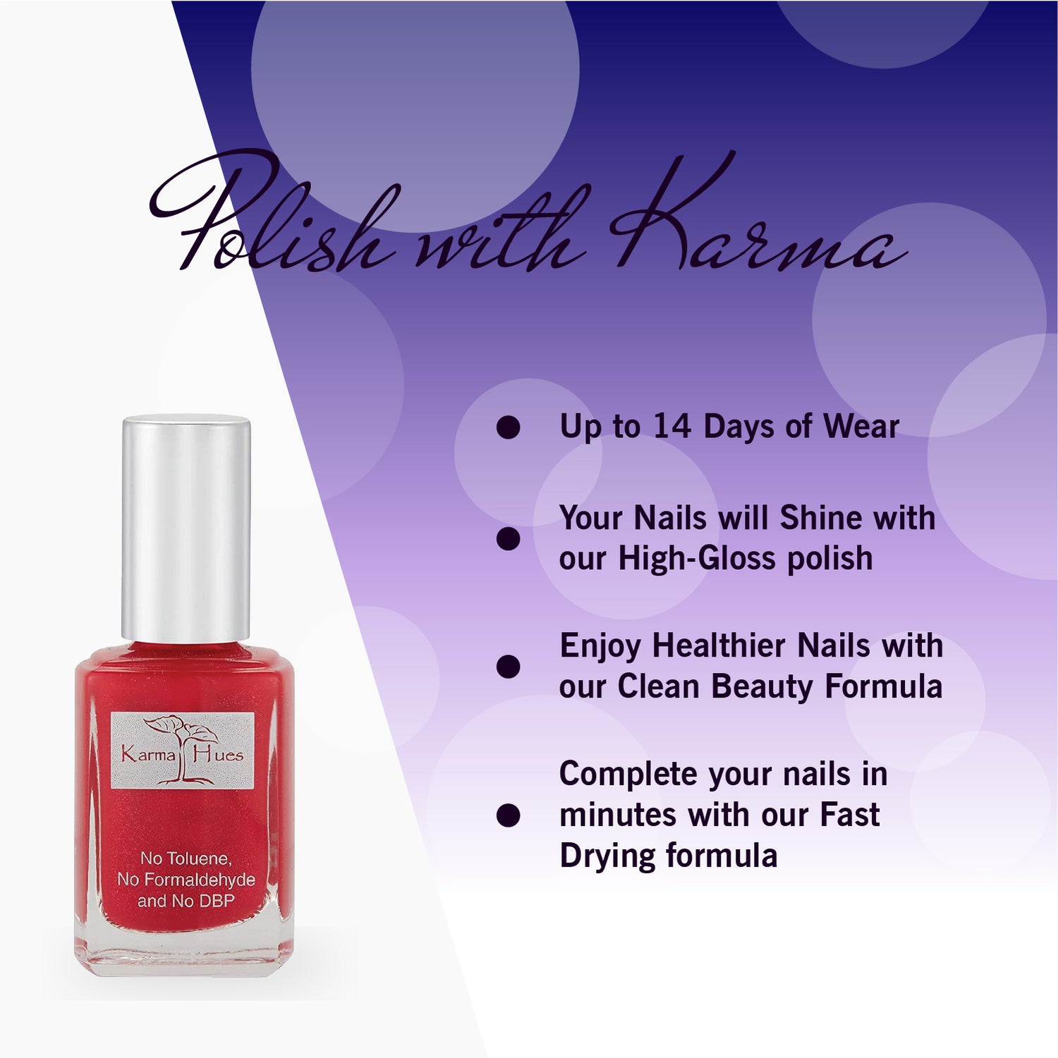 Karma Naturals Nail Polish - Texas Red