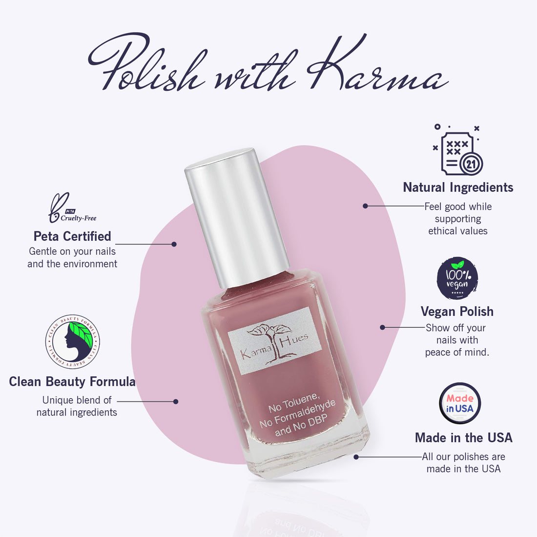 Karma Naturals Nail Polish - Wine O&