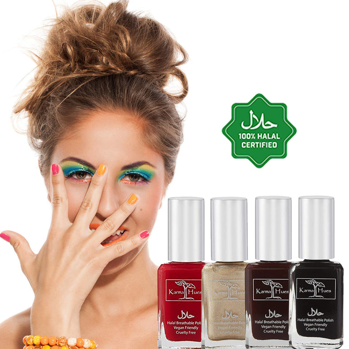 Karma Naturals Dusk and Shimmer Nail Polish Set