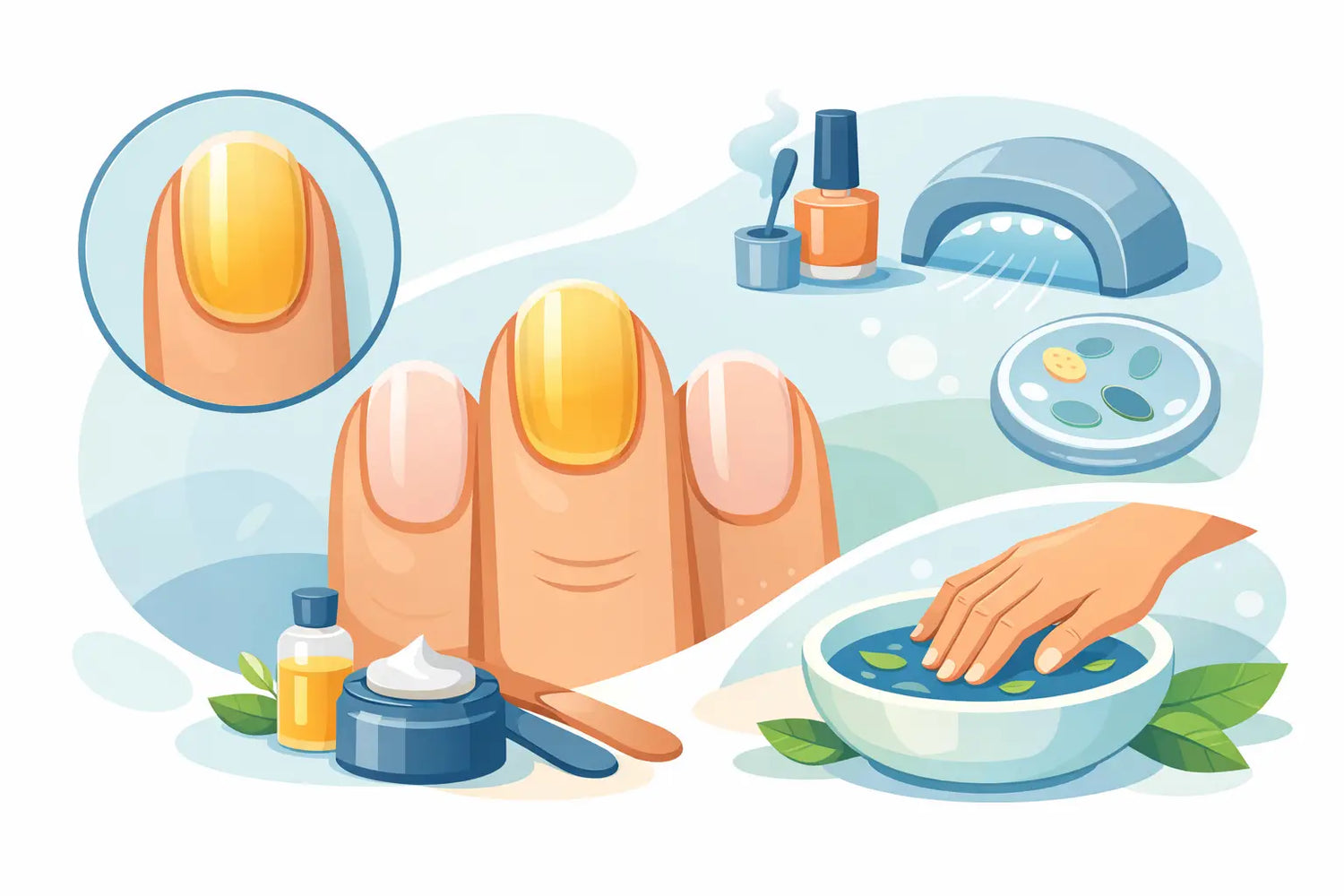 Nail Yellowing Causes and Gentle Care Steps