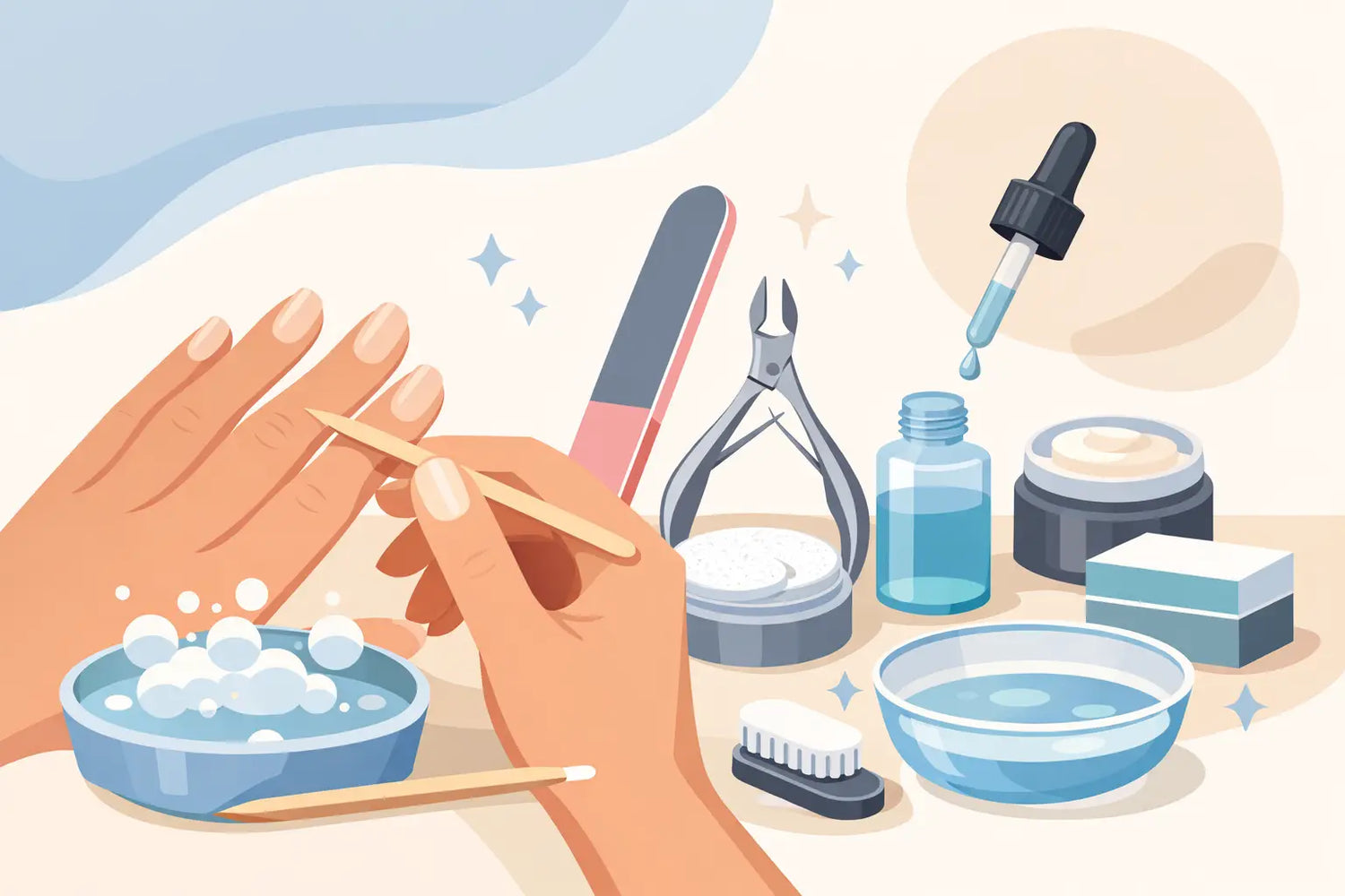 How to Prep Nails Before Polishing