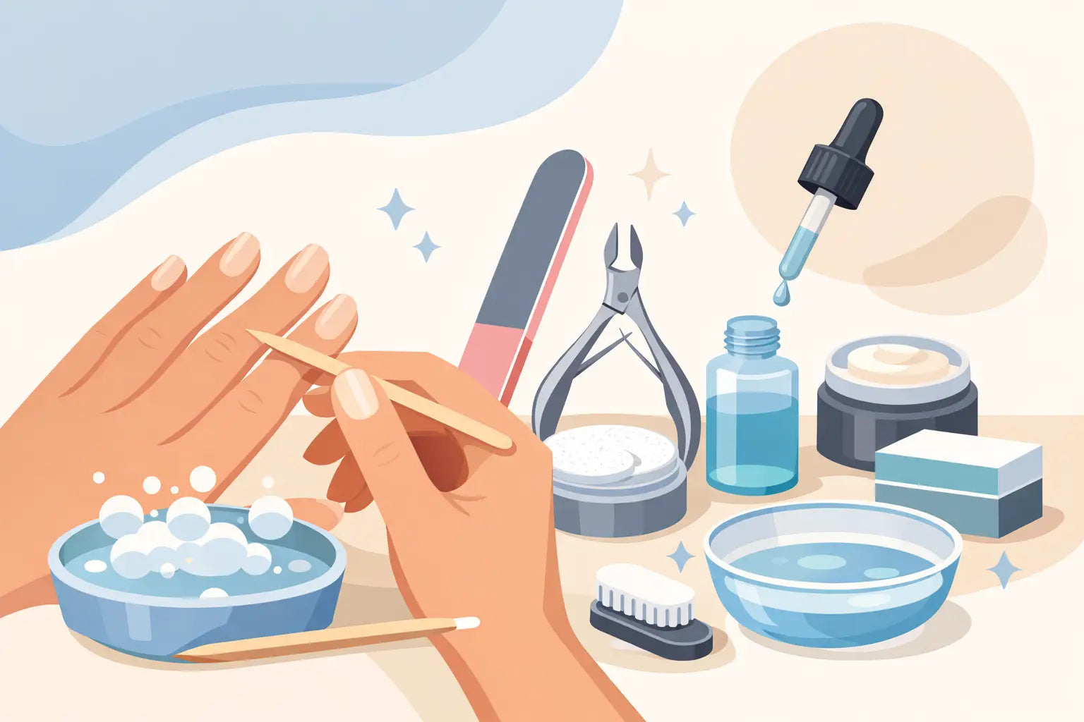 How to Prep Nails Before Polishing