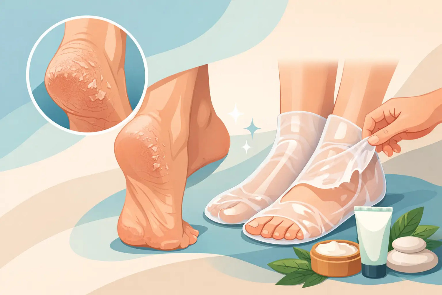 Foot Peel Mask Review for Rough Heels