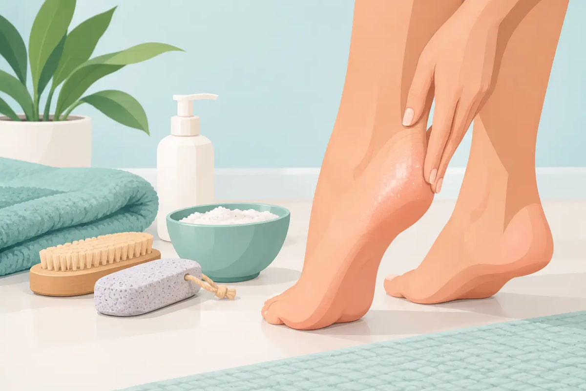 How to Soften Rough Heels at Home Safely