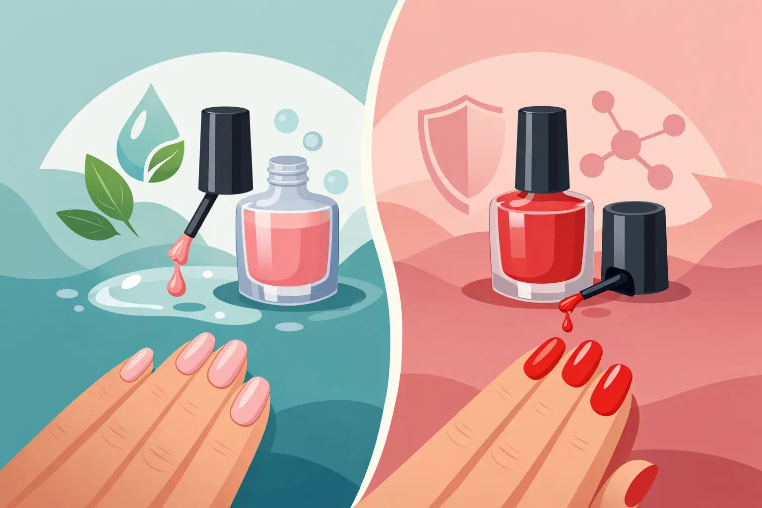 Halal Nail Polish vs Regular