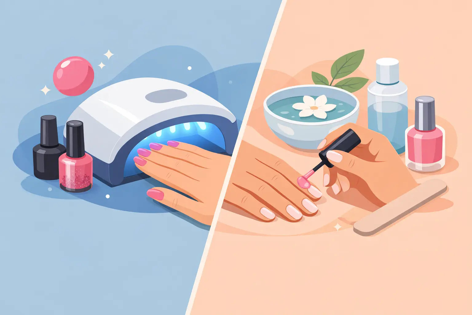 Gel Manicure vs Clean Polish: What to Choose