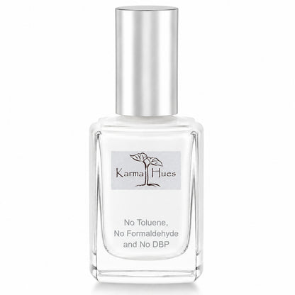Karma Organic Vegan Non-Toxic Nail Polish – [French White] – Cruelty-Free Long-Lasting Nail Color