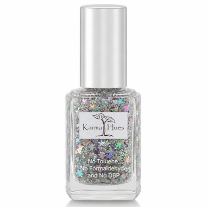 Karma Organic Vegan Non-Toxic Nail Polish – [Glitter Bomb] – Cruelty-Free Long-Lasting Nail Color