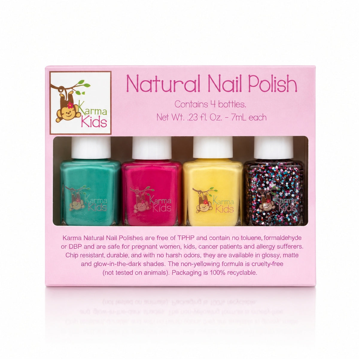Karma Organic Vegan Non-Toxic Nail Polish – [Karma Kids Box Set NO.3] – Cruelty-Free Long-Lasting Nail Color