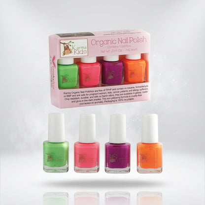 Karma Organic Vegan Non-Toxic Nail Polish – [Karma Kids Box Set NO.2] – Cruelty-Free Long-Lasting Nail Color