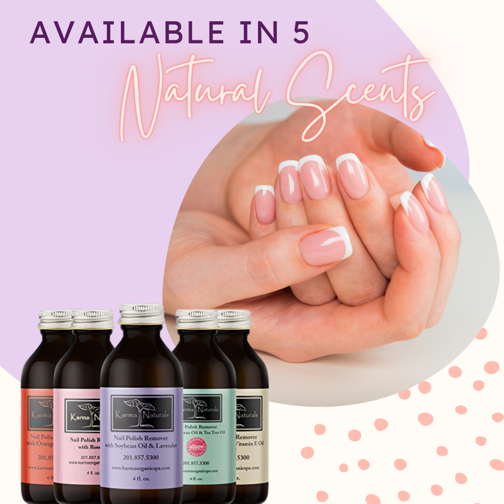 Karma Naturals  Nail Polish Remover with Soybean and Lavender Oil - 4 fl. Oz.