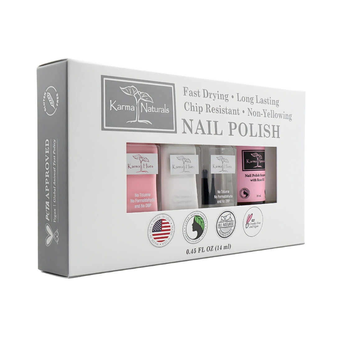 Karma Naturals Nail Polish Set ZBRIDAL 1