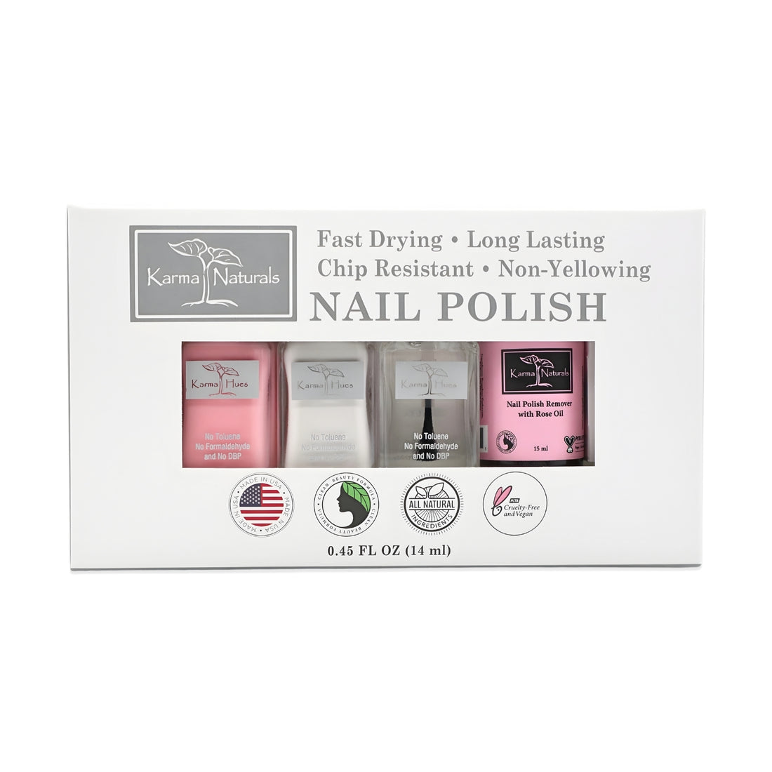 Karma Naturals Nail Polish Set ZBRIDAL 1