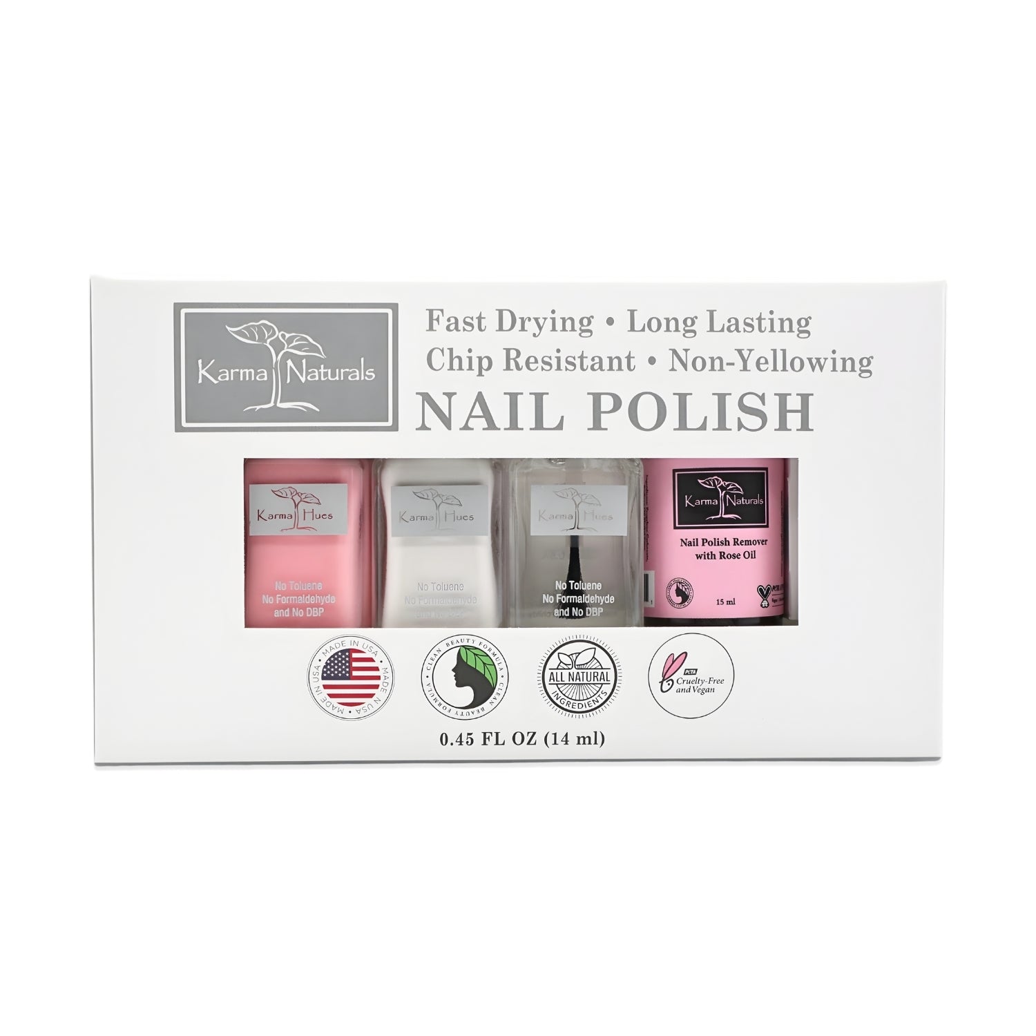 Karma Naturals Nail Polish Set ZBRIDAL 1