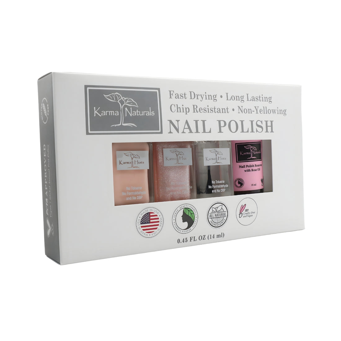 Karma Naturals Nail Polish Set ZBRIDAL 2