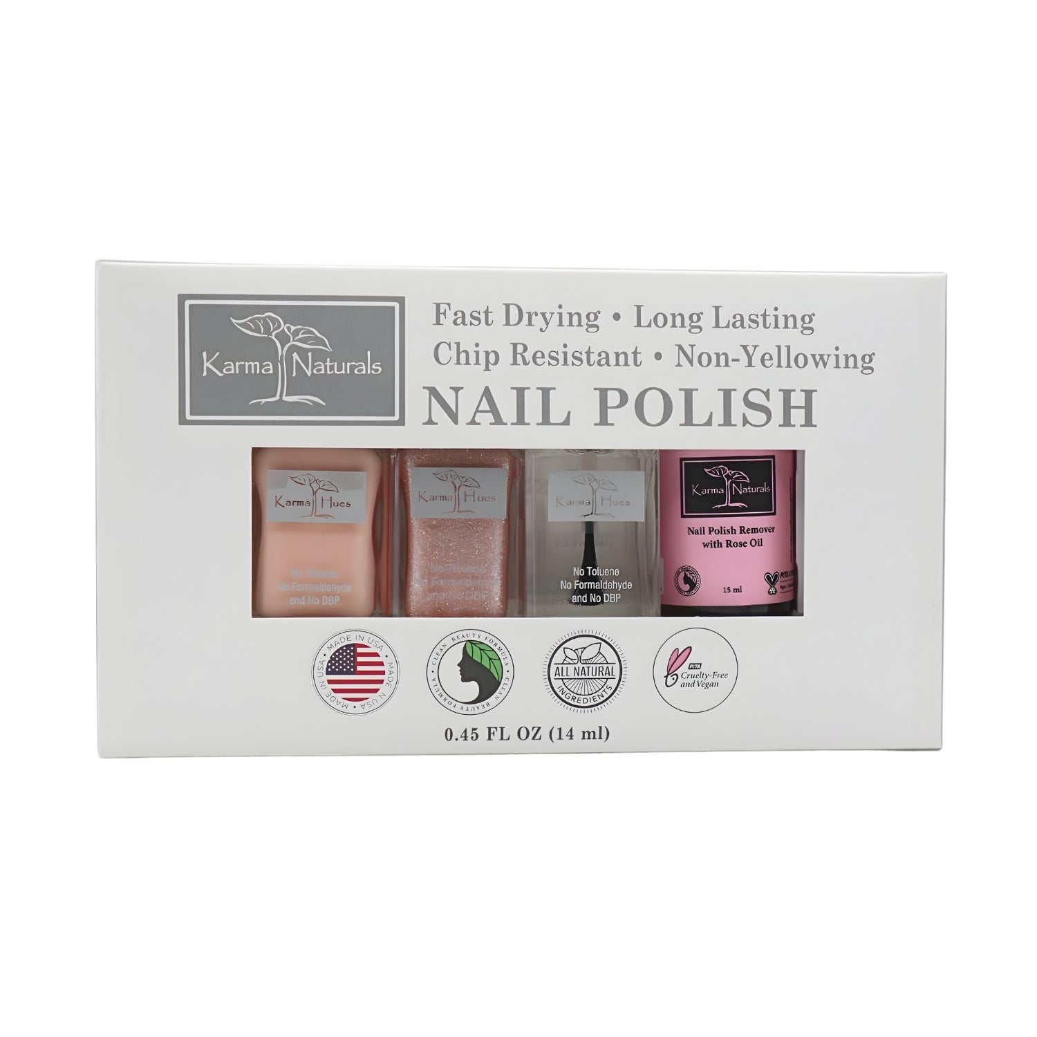 Karma Naturals Nail Polish Set ZBRIDAL 2