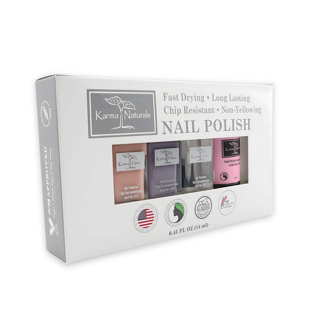 Karma Naturals Nail Polish Set ZCORE 3