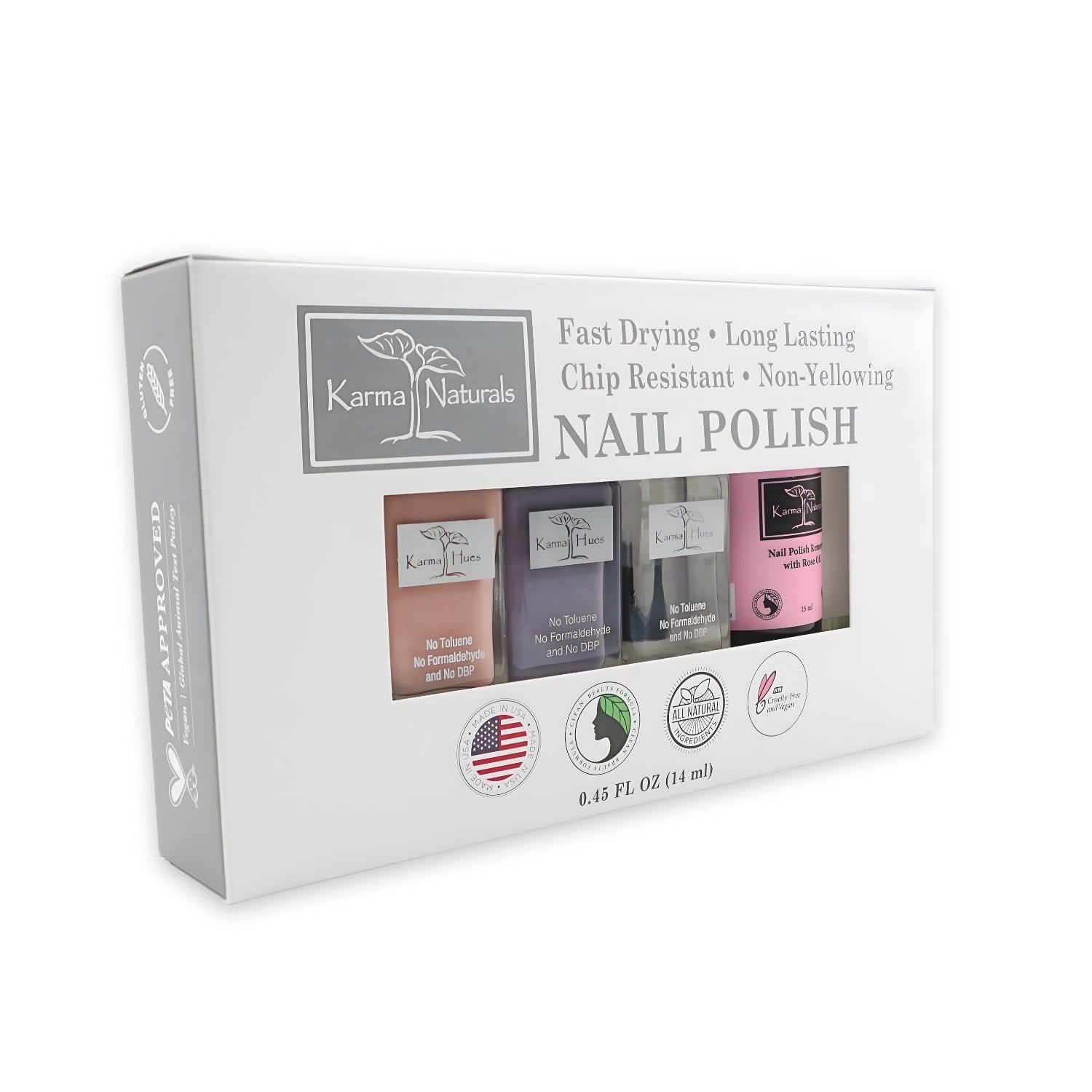 Karma Naturals Nail Polish Set ZCORE 3