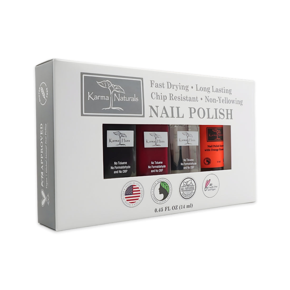 Karma Naturals Nail Polish Set ZFALL 4