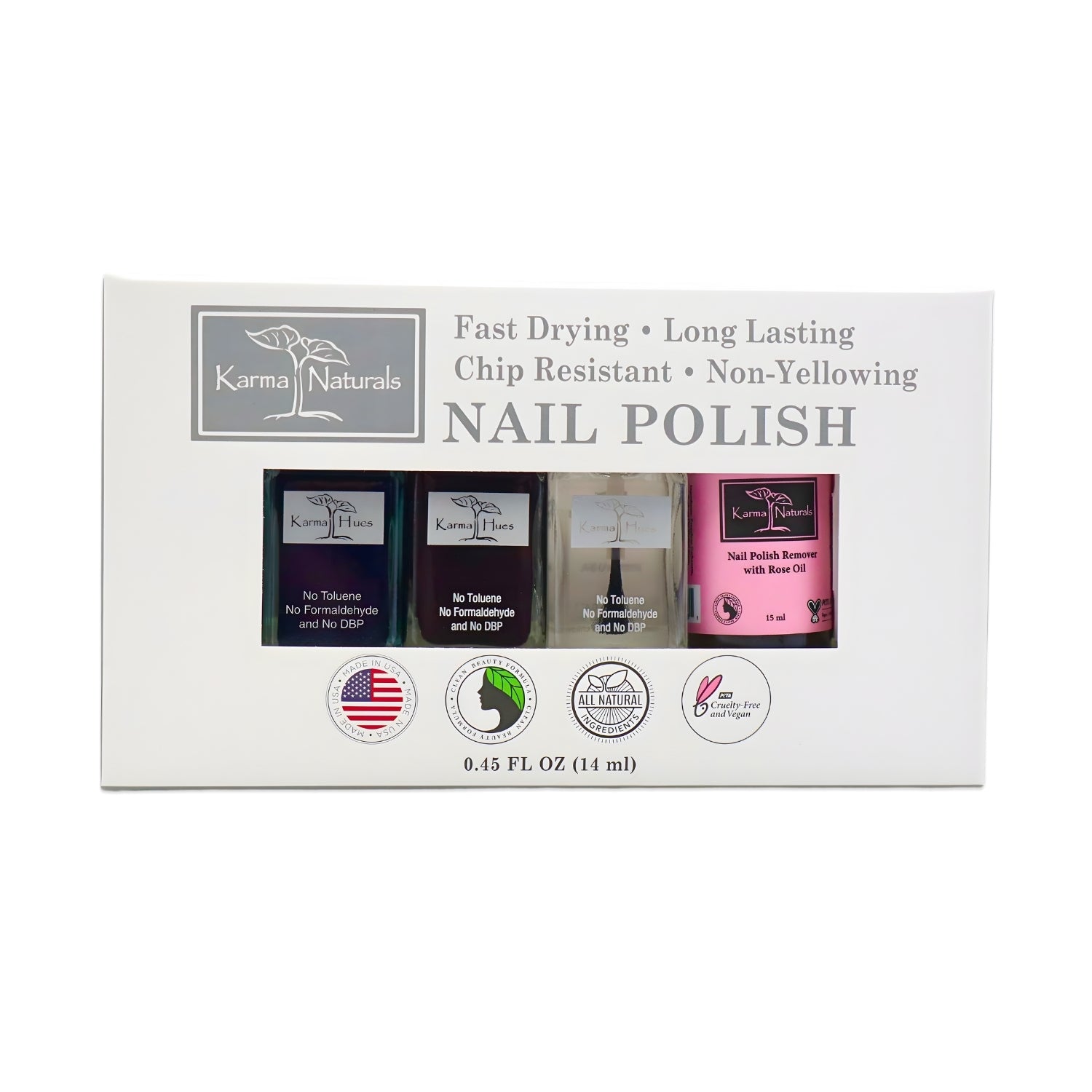 Karma Naturals Nail Polish Set ZWINTER 1