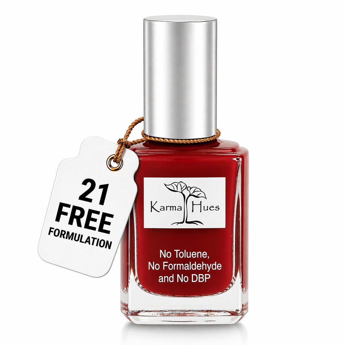 Karma Organic Vegan Non-Toxic Nail Polish – [Bordeaux] – Cruelty-Free Long-Lasting Nail Color