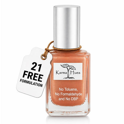 Karma Organic Vegan Non-Toxic Nail Polish – [Beach Bronze] – Cruelty-Free Long-Lasting Nail Color