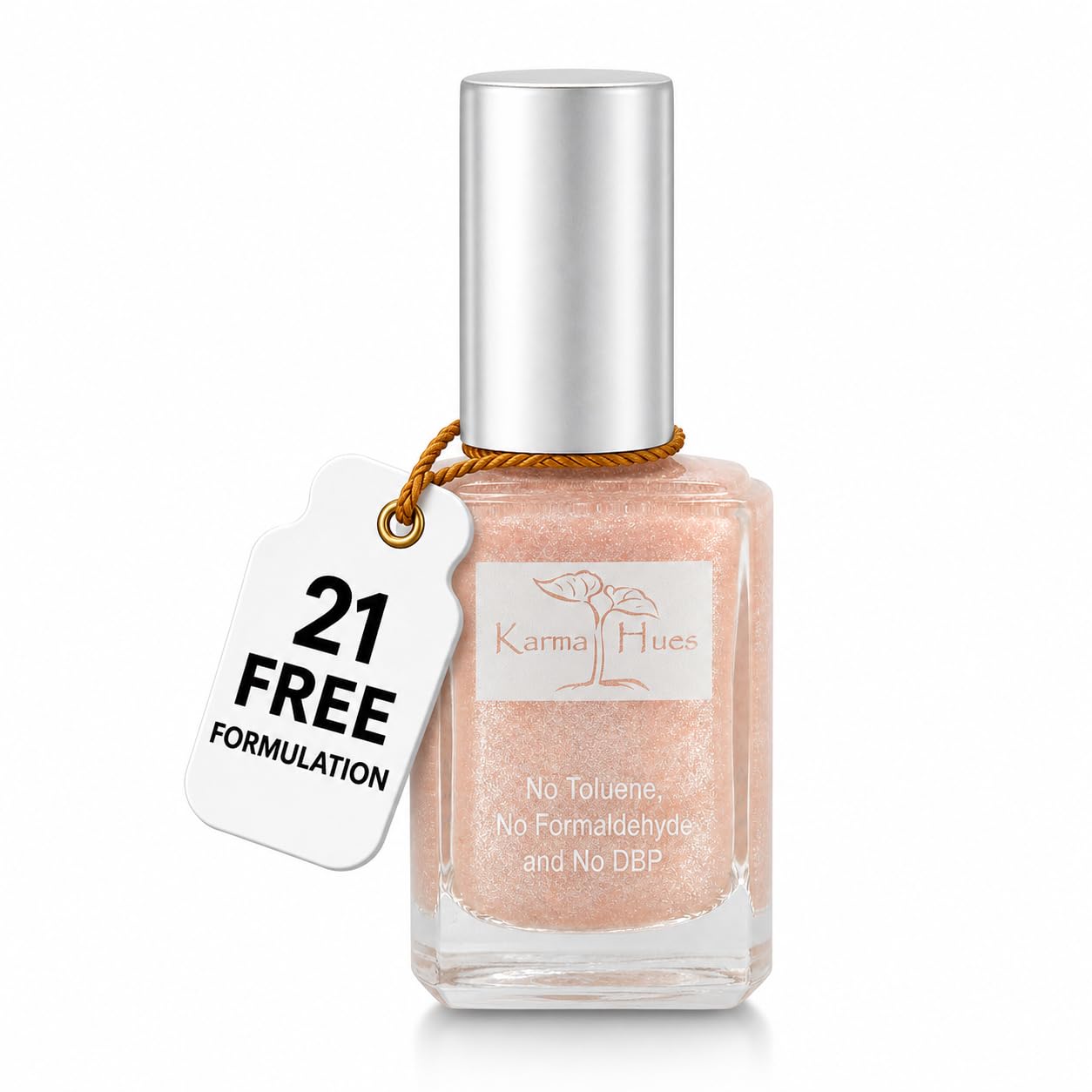 Karma Organic Vegan Non-Toxic Nail Polish – [Champagne and pearls] – Cruelty-Free Long-Lasting Nail Color