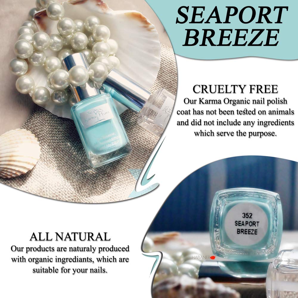 Karma Organic Vegan Non-Toxic Nail Polish – [Seapot Breeze] – Cruelty-Free Long-Lasting Nail Color