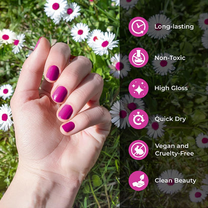 Karma Organic Vegan Non-Toxic Nail Polish – [Sweet Melissa] – Cruelty-Free Long-Lasting Nail Color