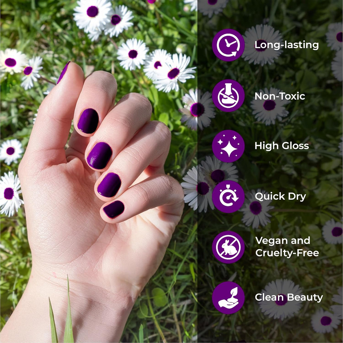 Karma Organic Vegan Non-Toxic Nail Polish – [Wild Soul] – Cruelty-Free Long-Lasting Nail Color