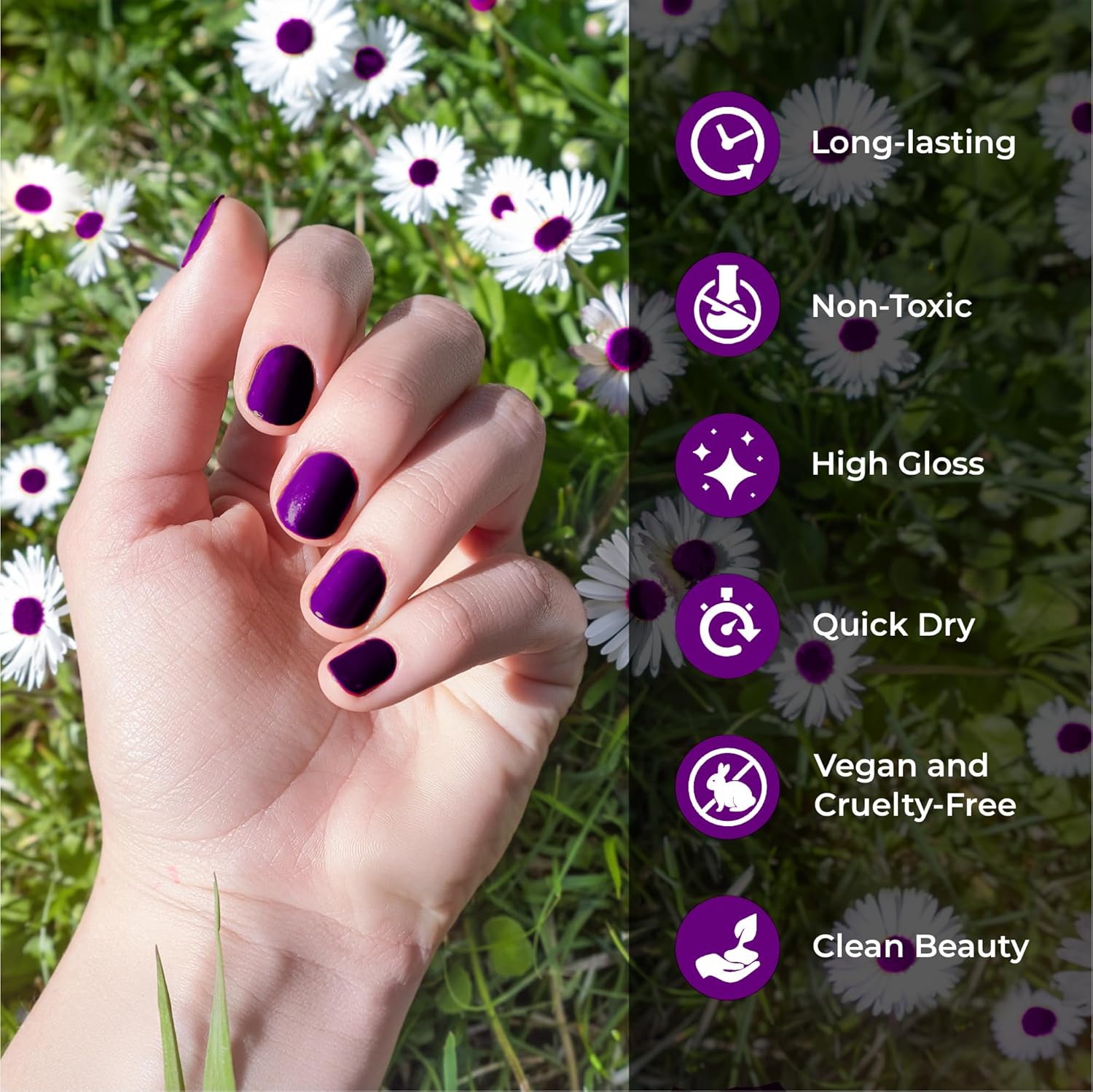 Karma Organic Vegan Non-Toxic Nail Polish – [Wild Soul] – Cruelty-Free Long-Lasting Nail Color