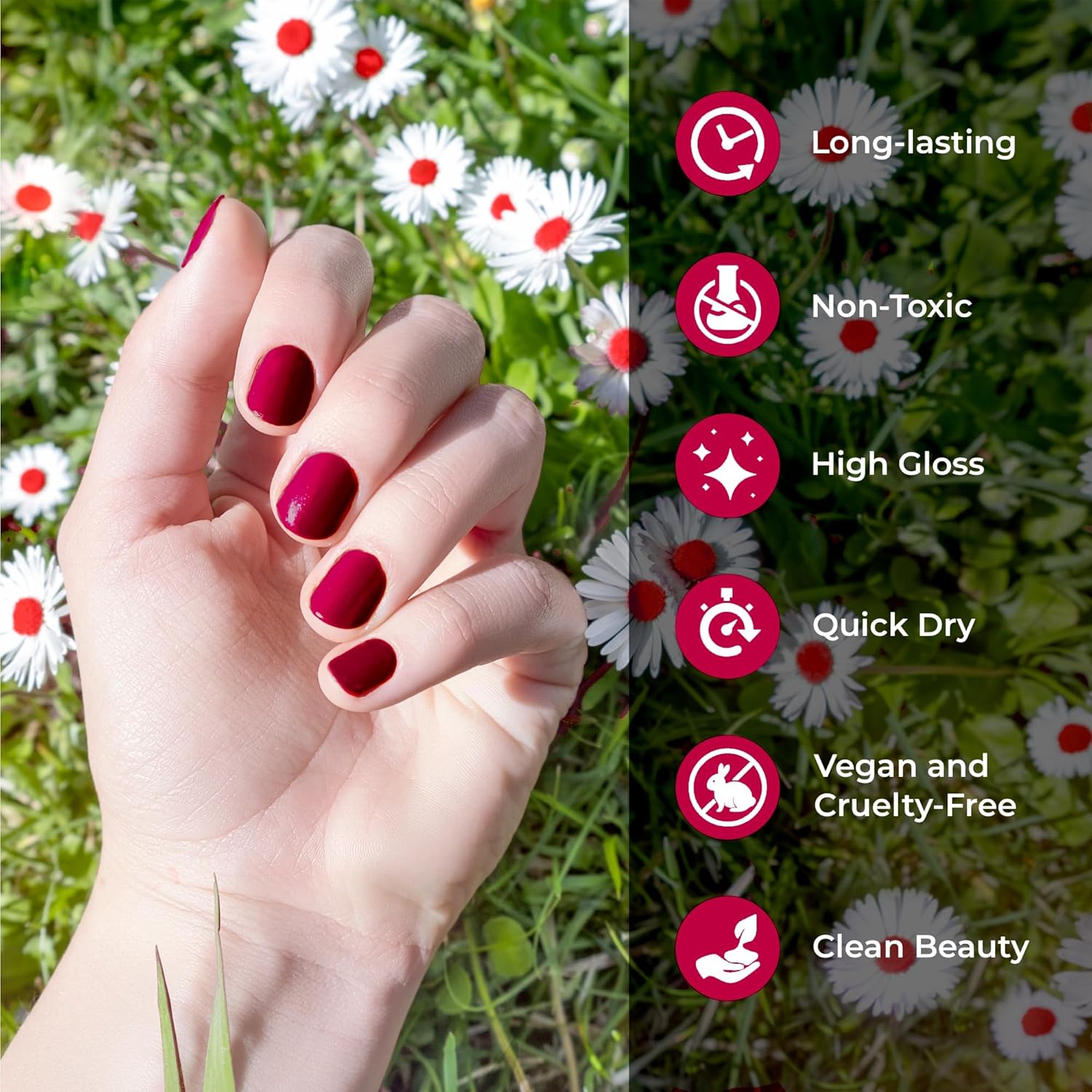 Karma Organic Vegan Non-Toxic Nail Polish – [Rum Runner] – Cruelty-Free Long-Lasting Nail Color