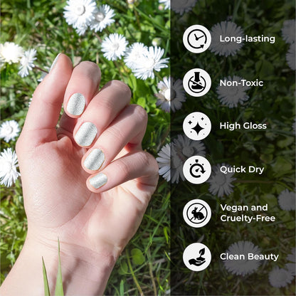 Karma Organic Vegan Non-Toxic Nail Polish – [Lil Shimmer] – Cruelty-Free Long-Lasting Nail Color