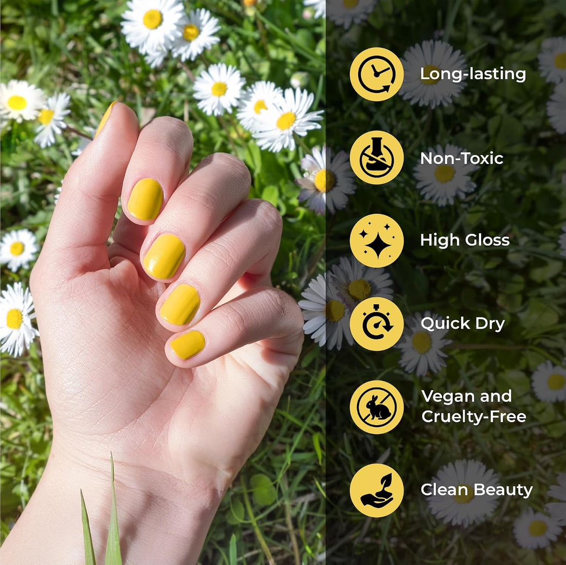 Karma Organic Vegan Non-Toxic Nail Polish – [Rise &amp; Shine] – Cruelty-Free Long-Lasting Nail Color