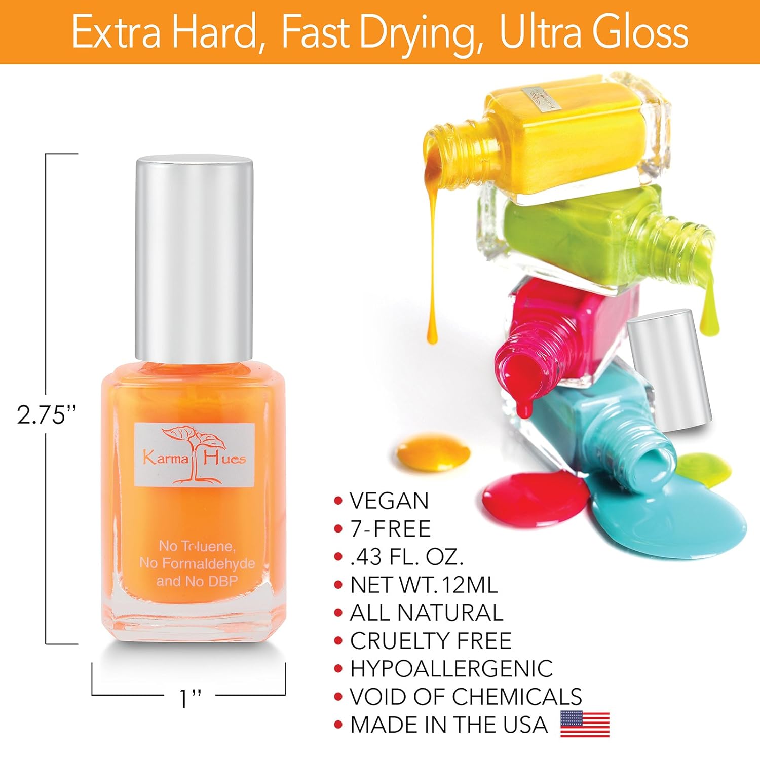 Karma Organic Vegan Non-Toxic Nail Polish – [Francis] – Cruelty-Free Long-Lasting Nail Color