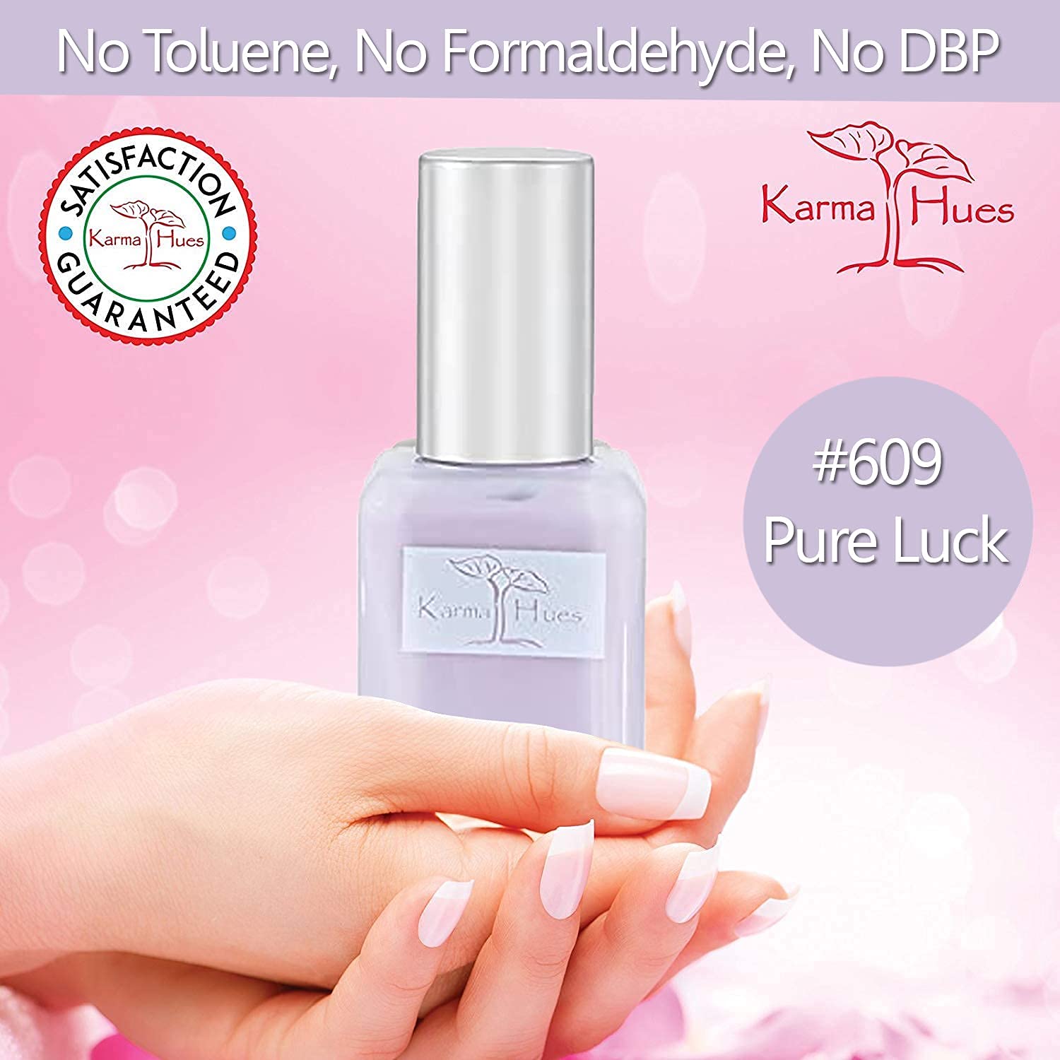 Karma Organic Vegan Non-Toxic Nail Polish – [Pure Luck] – Cruelty-Free Long-Lasting Nail Color