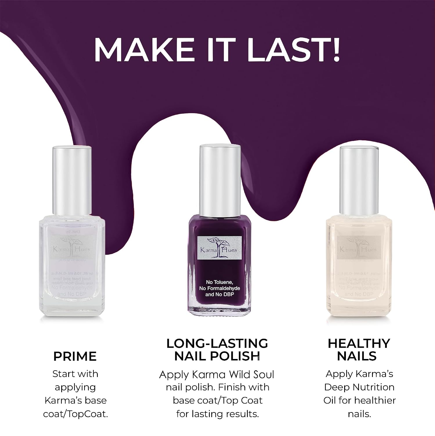Karma Organic Vegan Non-Toxic Nail Polish – [Wild Soul] – Cruelty-Free Long-Lasting Nail Color