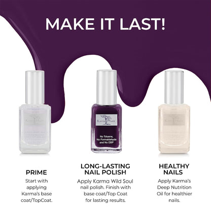 Karma Organic Vegan Non-Toxic Nail Polish – [Wild Soul] – Cruelty-Free Long-Lasting Nail Color