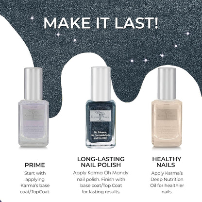 Karma Organic Vegan Non-Toxic Nail Polish – [Oh Mandy] – Cruelty-Free Long-Lasting Nail Color