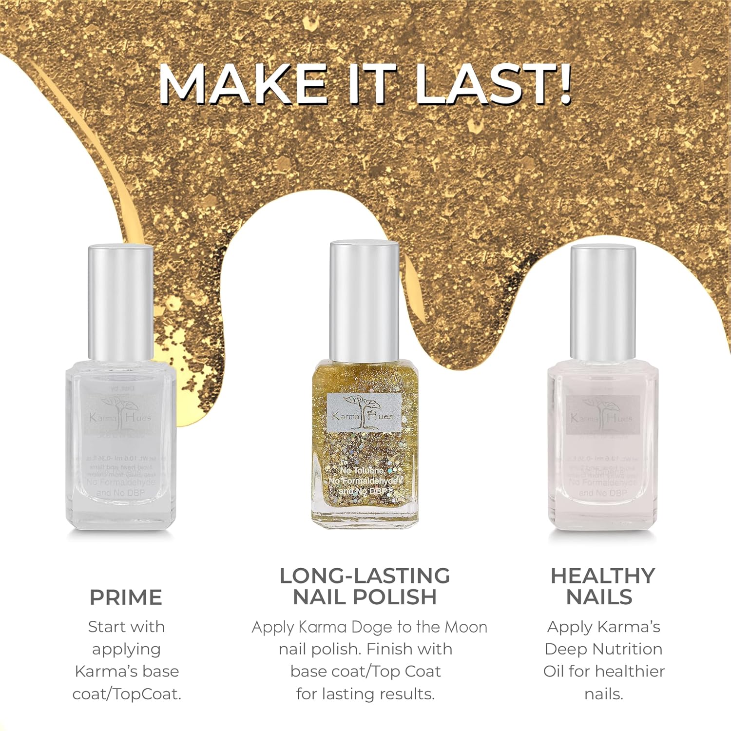Karma Organic Vegan Non-Toxic Nail Polish – [Doge to the Moon] – Cruelty-Free Long-Lasting Nail Color